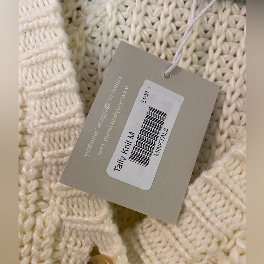 NWT | MINKPINK Knitted Cardigan - Picture 4 of 10
